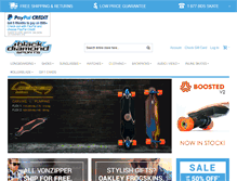 Tablet Screenshot of blackdiamondsports.com